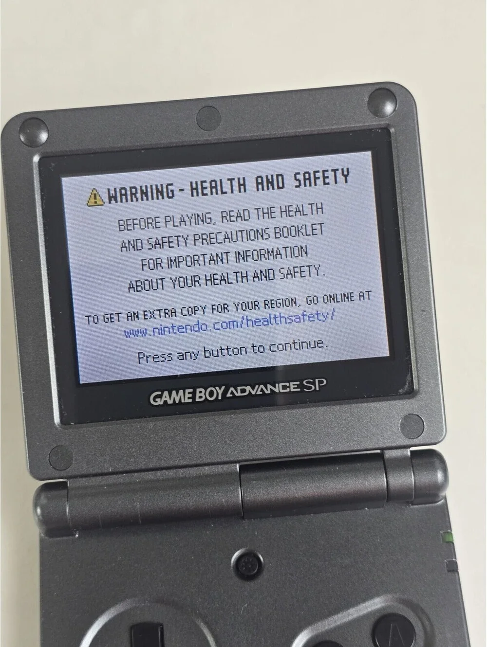 Nintendo Game Boy Advance SP AGS 001 Onyx Black GBA Console Bundle Tested
